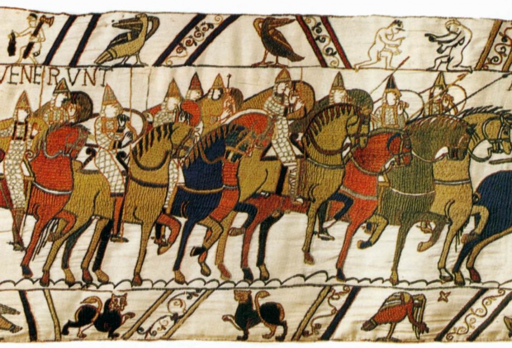 Bayeux Tapestry detail 1066 Bayeux Tapestry