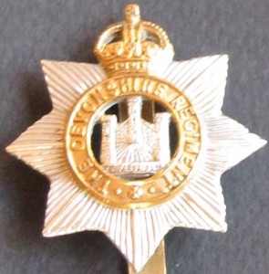 Devonshire Regiment Cap Badge - Intriguing History