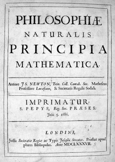 NEWTON Cover Principia Mathematica