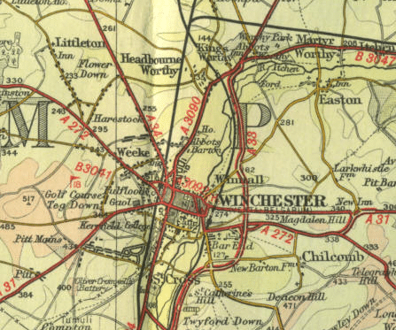 winchester map