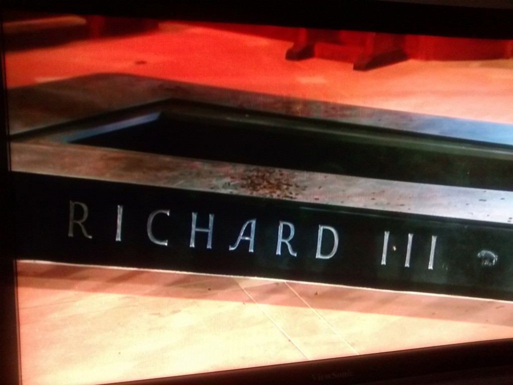 Richard III Tomb 26h March 2015