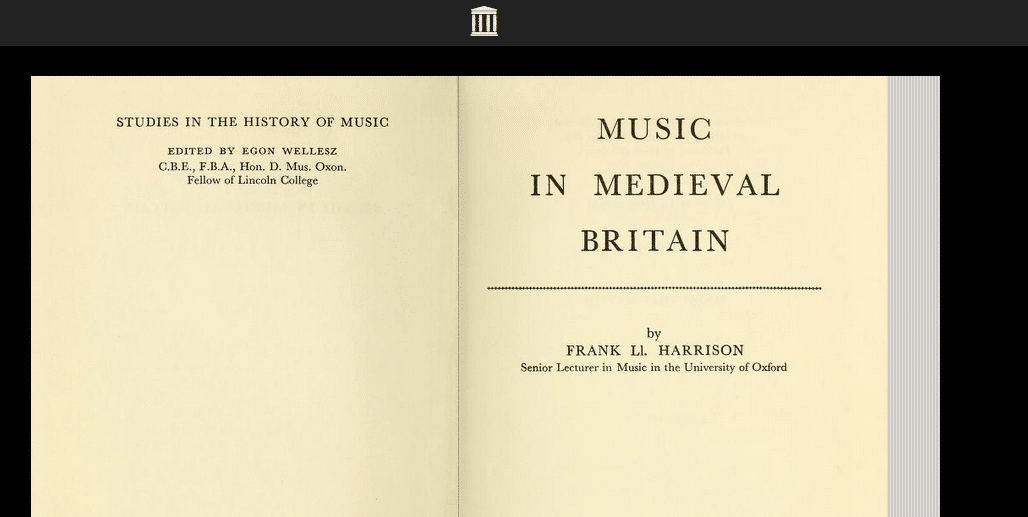 great resource on Medieval Music and its history